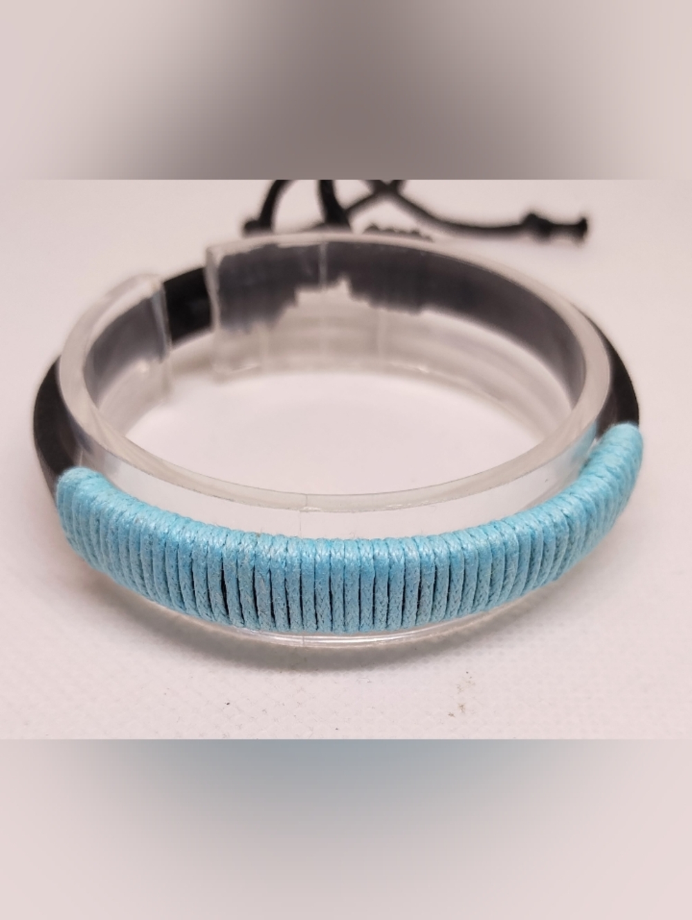 Men's Leather Bracelet Black Jewelry New‎ G6